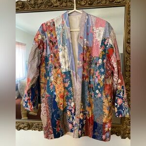 Handmade Kimono Style Quilted Jacket